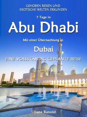 cover image of Abu Dhabi Reiseführer 2017